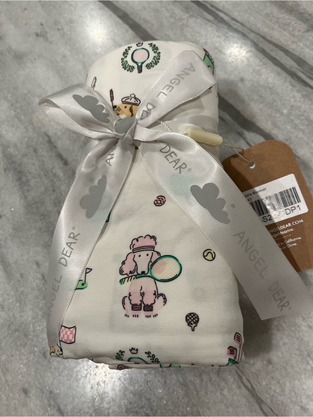 Angel Dear Country Club Dog PinkBlanket
